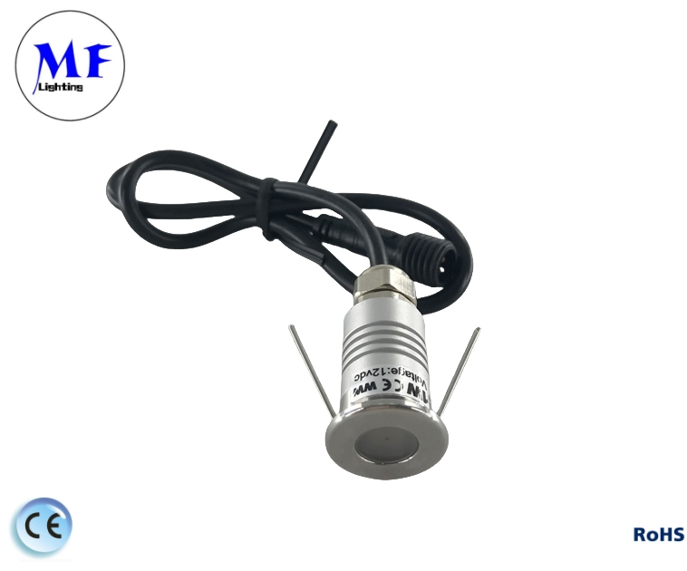 Factory Price 1W 87 Lumen 304 Stainless Steel Ring Epistar Chip LED Mini Buried Lamp LED in-Ground Light with 300kg Load-Bearing