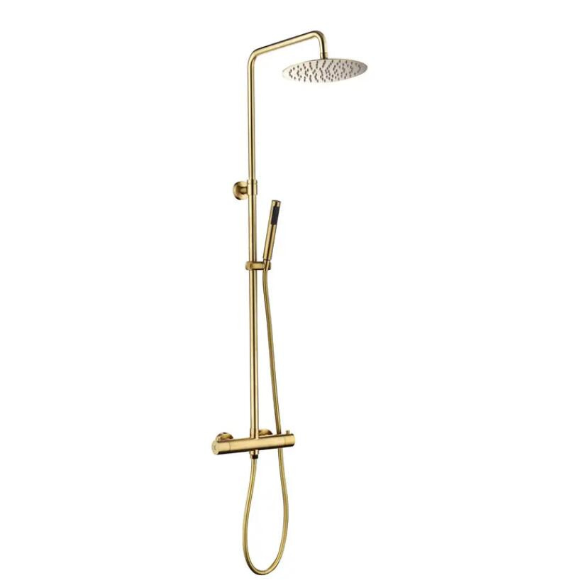Wall Recessed Concealed Shower Mixer Faucet Set