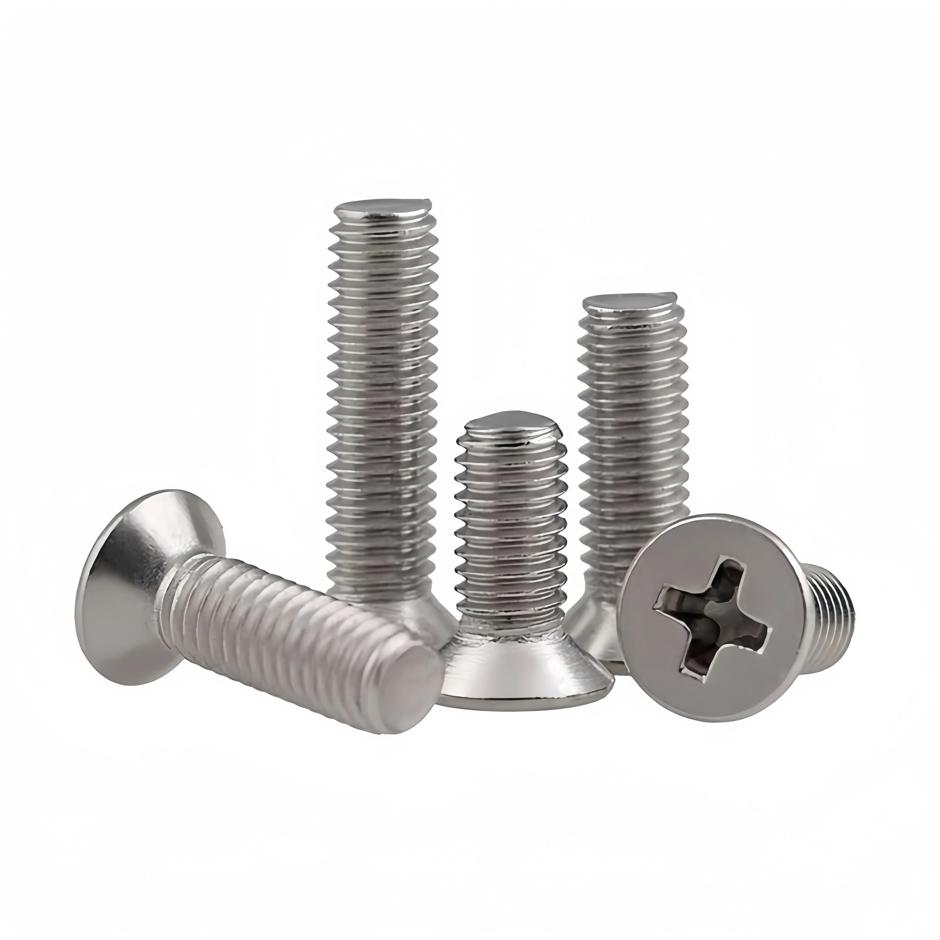 GB/T 819 Stainless Steel Countersunk Head Cross Recessed Machine Screws (SS 201/304/316)