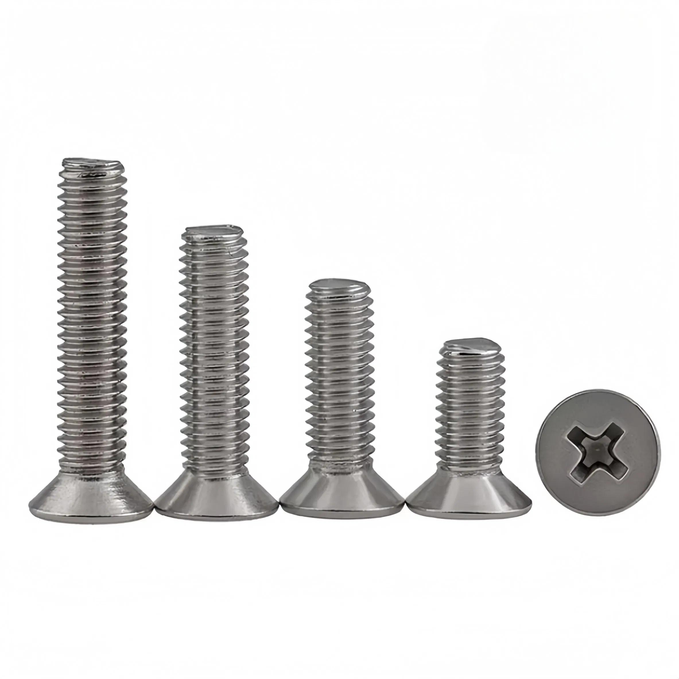 GB/T 819 Stainless Steel Countersunk Head Cross Recessed Machine Screws (SS 201/304/316)