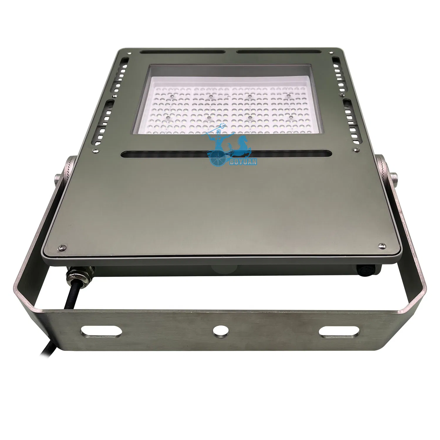 IP68 LED Floodlight with Marine-Grade ADC12 Housing and Stainless-Steel Hardware, 200W 400W Power Range and T2m/T3m Optics for Offshore and Oil &amp; Gas Lighting