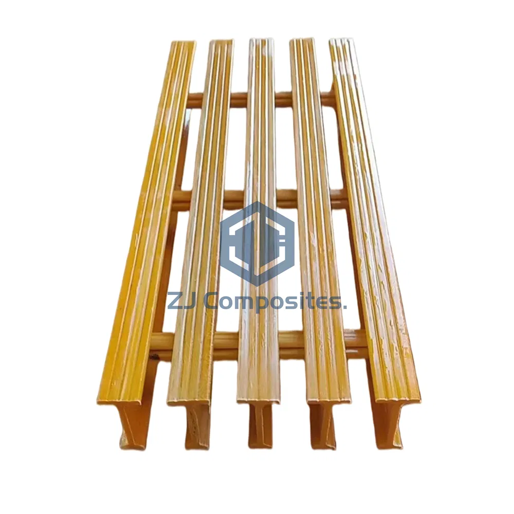 Fire Retardant GRP FRP Pultrusion Grating Fiberglass Grate for Fence