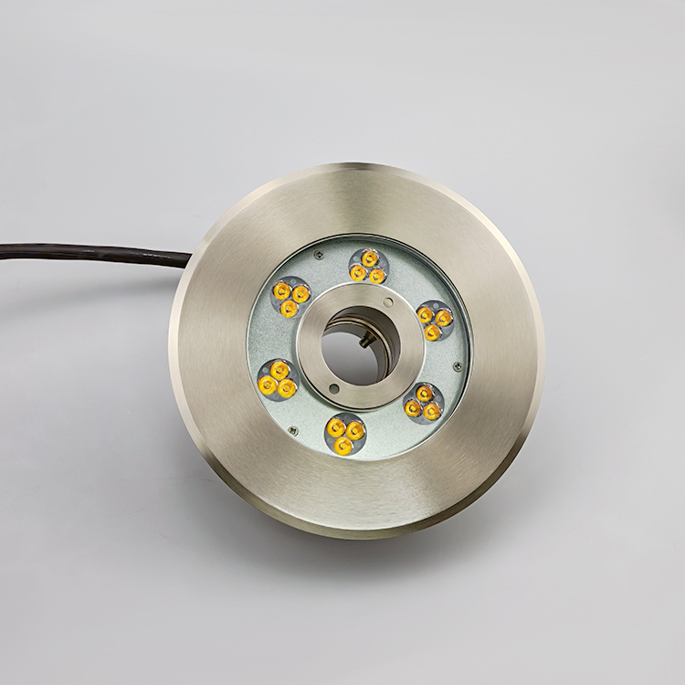 IP68 RGBW Color-Changing Underwater Water Dry LED Fountain Light for Home Garden Water Feature