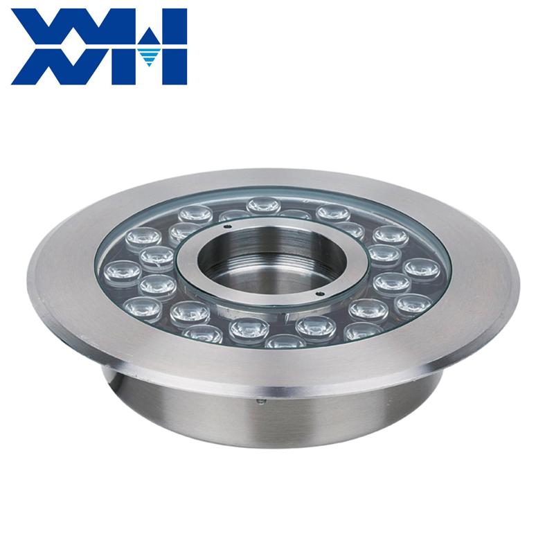 IP68 Stainless Steel RGBW Color Changing Adjustable Underwater LED Fountain Nozzle Lights