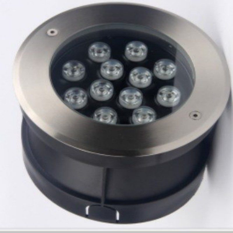 Die-Cast Aluminum IP68 Low Voltage Underwater Spotlight Ground Insert Tree Light for Landscape Project