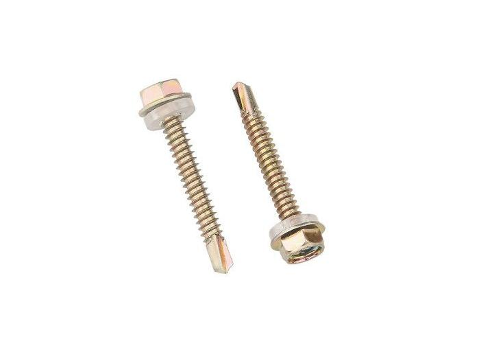 Galvanized House Screw Hexagonal Wood Screw/Cross Recessed Countersunk Head Screws/Outer Hexagon Self-Tapping Screw