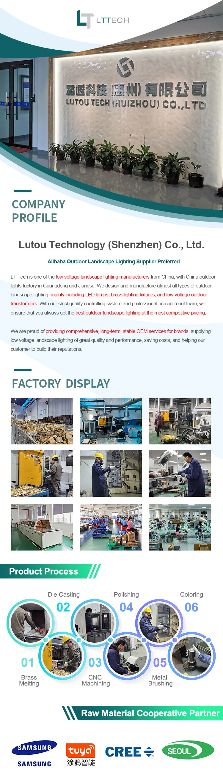 Brass Landscape spot light 11