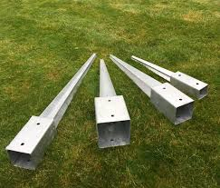 Wooden Square Column Fence Base Foot Recessed Collar Post Anchor