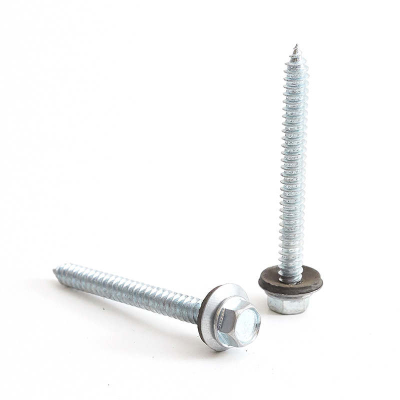 Galvanized House Screw Hexagonal Wood Screw/Cross Recessed Countersunk Head Screws/Outer Hexagon Self-Tapping Screw