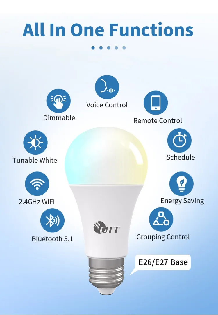 WiFi LED Bulb Functions