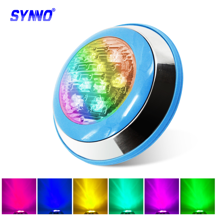 IP68 Water Proof Light Underwater Inground Pool Lighting RGB Submersible Stainless Steel Lamp LED Swimming Pool Lights