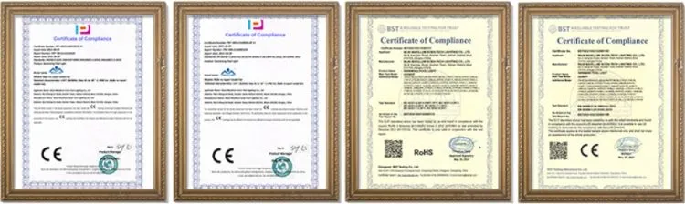 Certifications