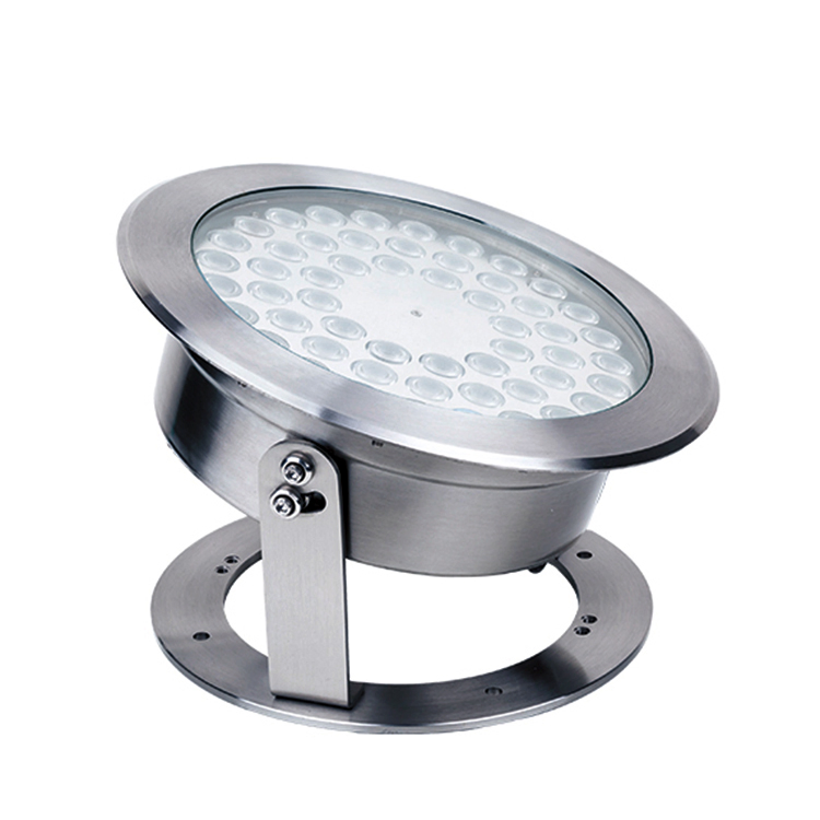 RGBW Color Changing Underwater Fountain Light with Remote Control DMX512 Submersible LED Lamp for Fountain Feature