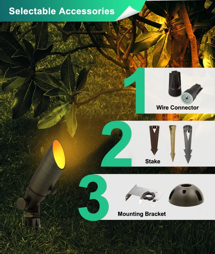 Landscape Spot Light Components