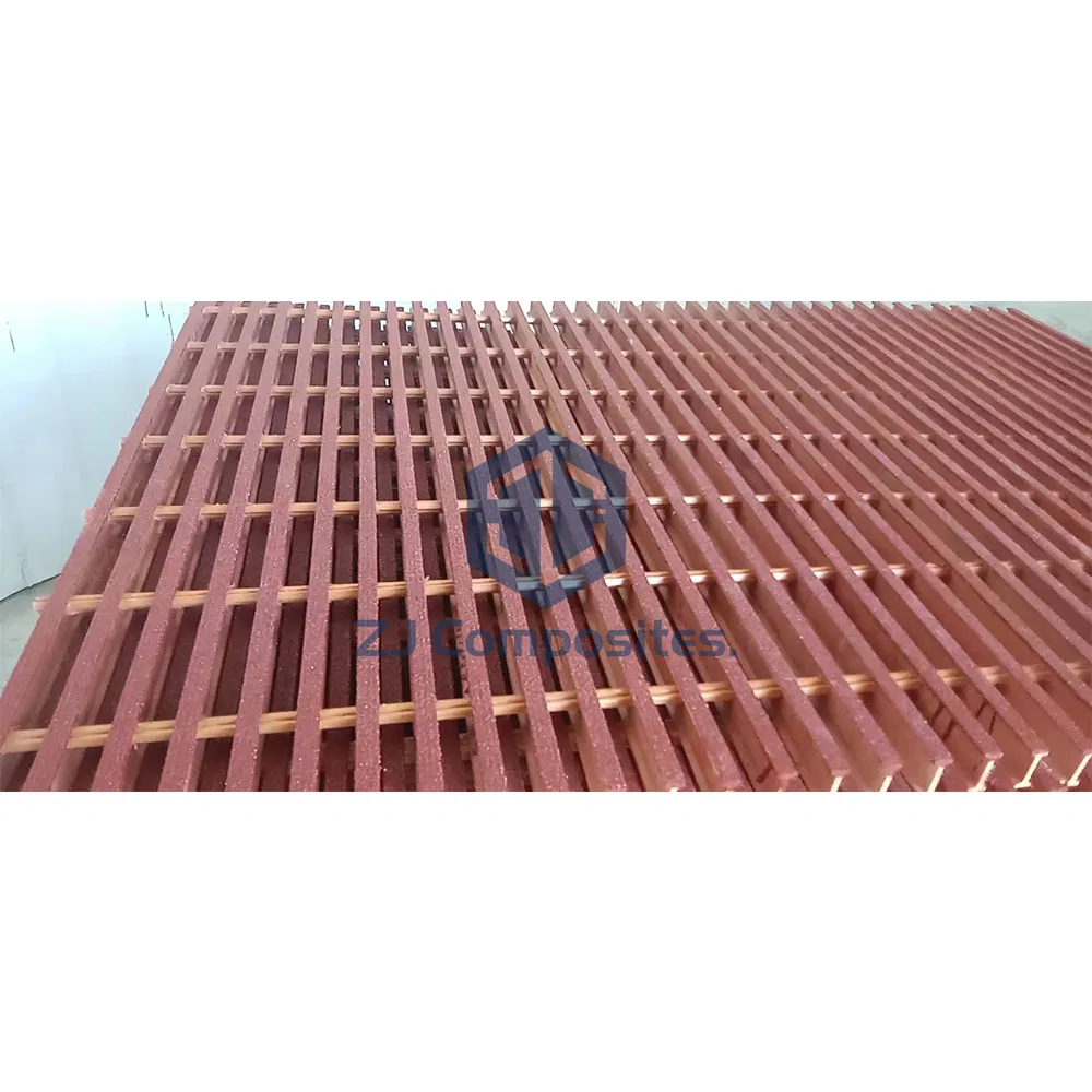 Heavy Duty GRP Pultruded Grating Maintenance Free Factory Production