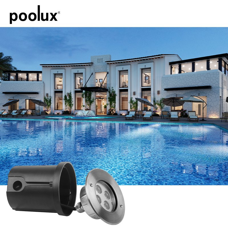 DC12 24V 9watt 316ss RGBW Color Changing LED Underwater Waterproof Pool Light