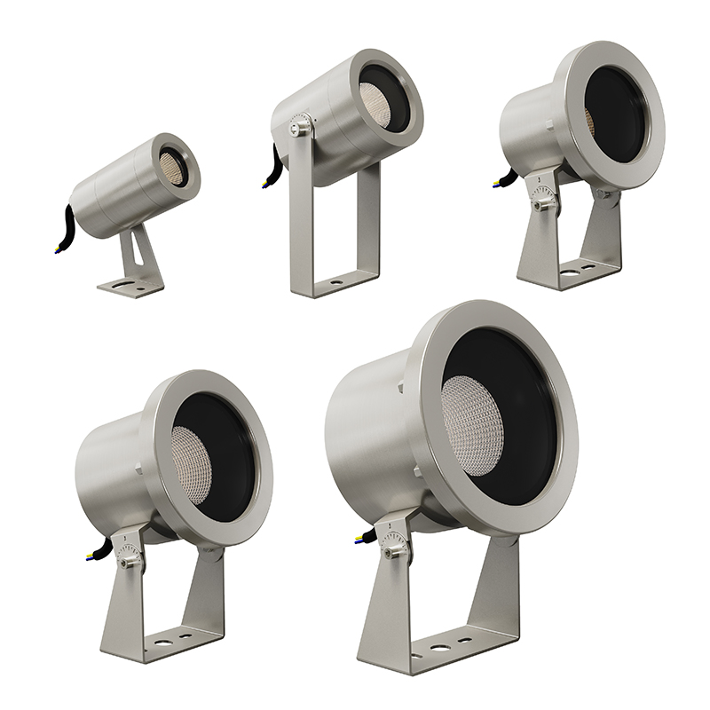 Underwater Outdoor IP68 15W Fountain Landscape Decoration Light Reflector COB RGBW Color Changing