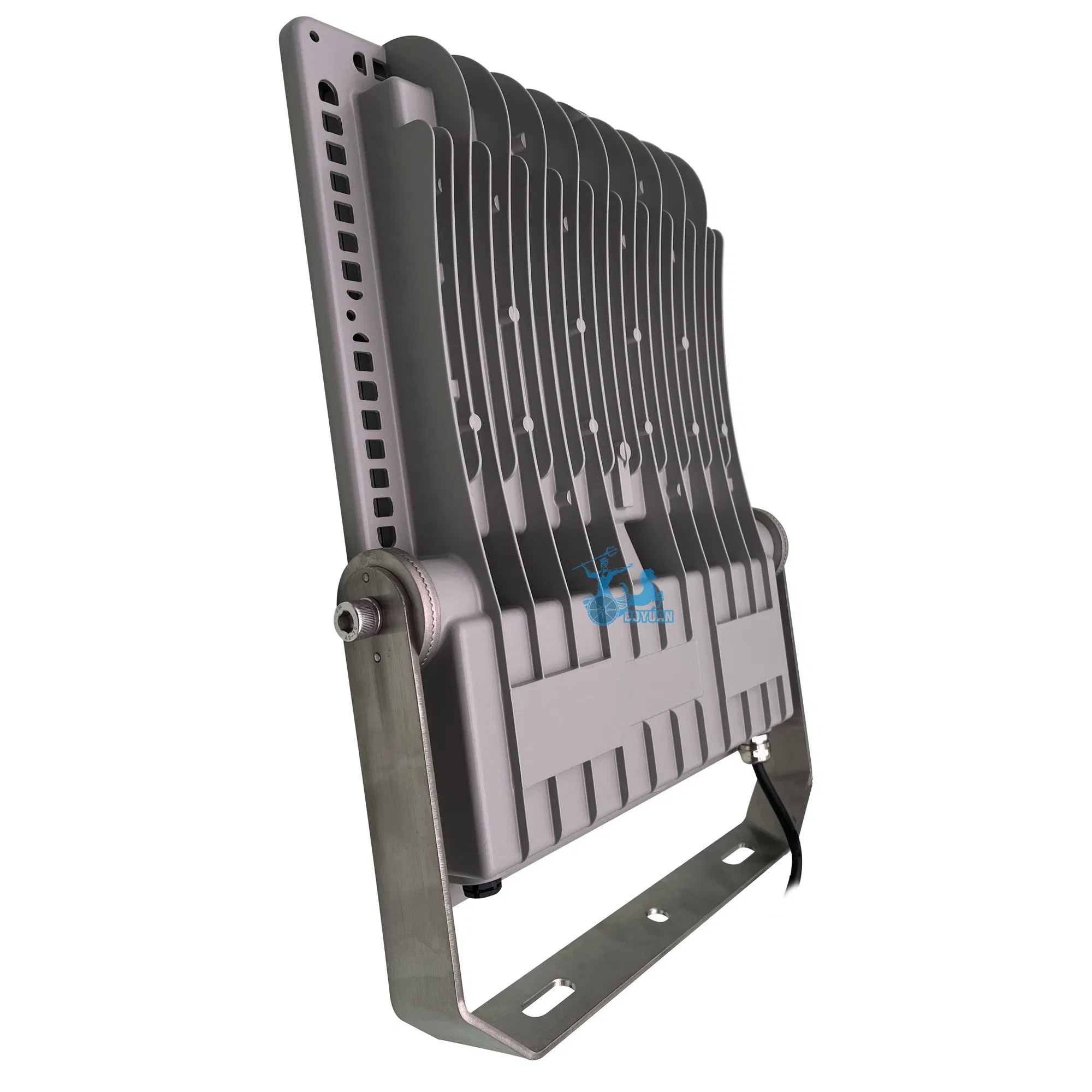 Marine-Grade LED Floodlight for Aquaculture and Fish Farms, 50-1200W, IP68 Waterproof, Ik10 Stainless-Steel Hardware and Multiple Beam Options for Coastal Use