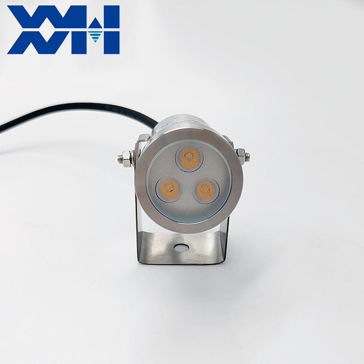 Premium Grade Stainless Steel IP68 Waterproof LED Underwater Light Warm White 3000K for Pool Landscape