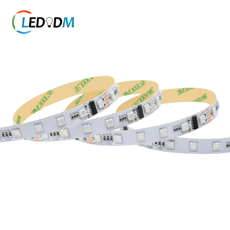 Architectural DMX512 RGBW Strip IP65 24V DMX Controlled SMD5050 Smart Pixel Addressable LED Strips for Retail Store DMX Accent Strips Lighting Projects