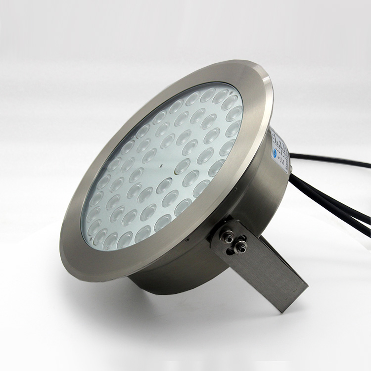 RGBW Color Changing Underwater Fountain Light with Remote Control DMX512 Submersible LED Lamp for Fountain Feature