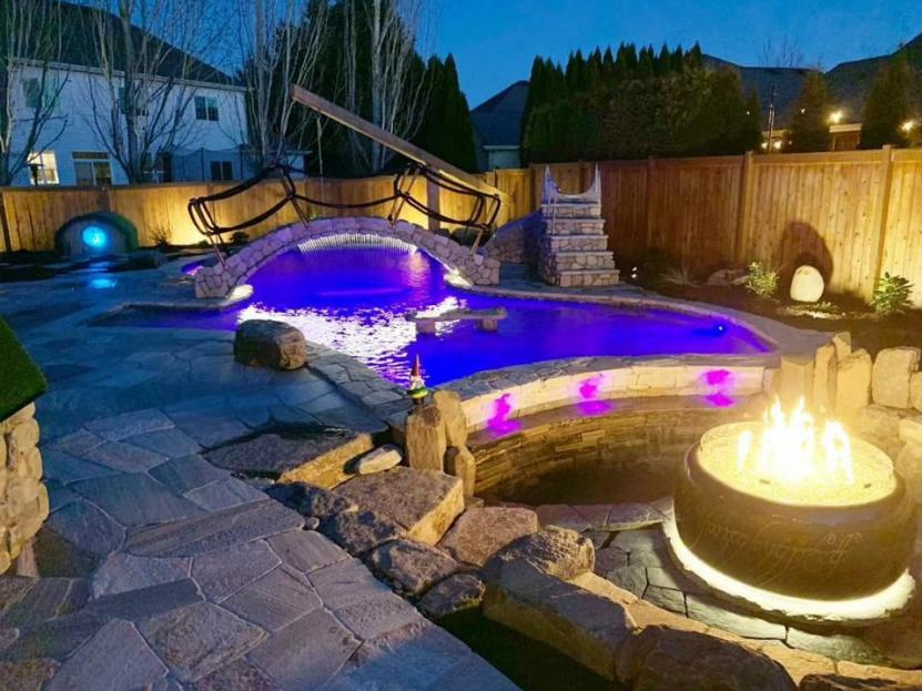 18W Underwater Fixture IP68 Waterproof 316L Stainless Steel LED Pool Light