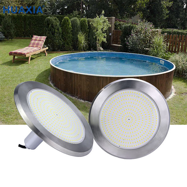 Huaxia 230mm 1.5 Inch 18W/24W/35W RGB Above Ground Liner Pool Lights
