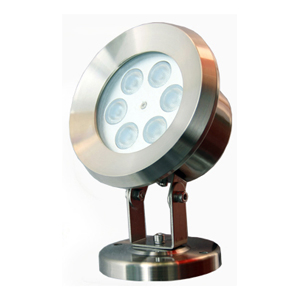 Submersible 6W RGB IP68 DC12V Stainless Steel 24V Single Color Underwater LED Fountain Pool Light