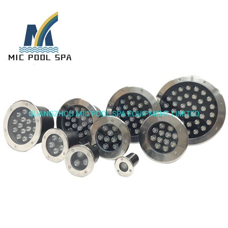 12V 20W Color Changing Underwater Waterproof Buried LED Bulbs Above Ground Swimming Pool Light
