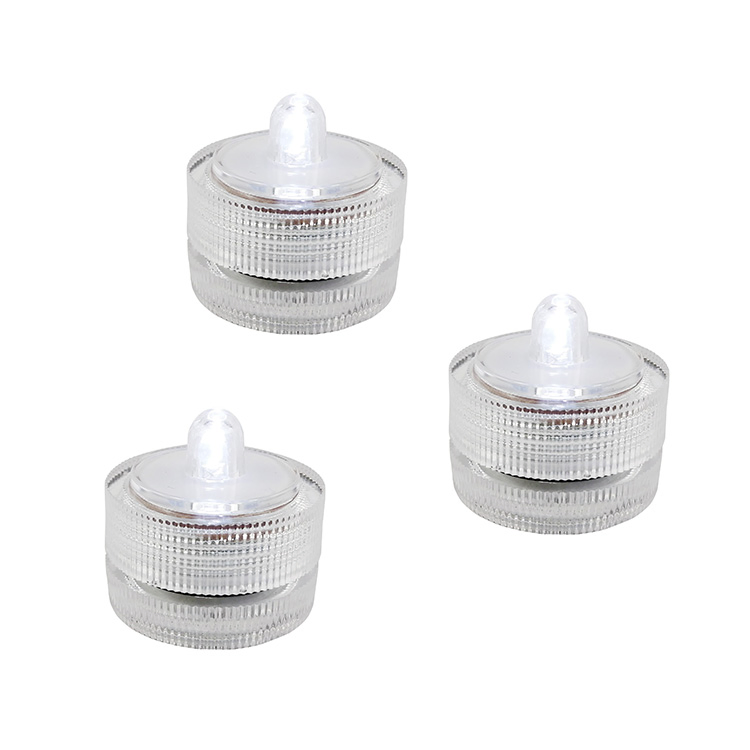 Under Water Small Waterproof Submersible LED Tea Lights: Perfect for Weddings and Parties