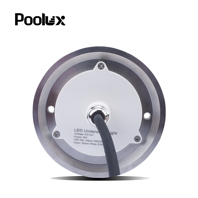 LED Battery Lighting Swimming Pool LED Underwater Light RGB 6 Watt 12/24V Inground Stainless Steel LED Pool Lights
