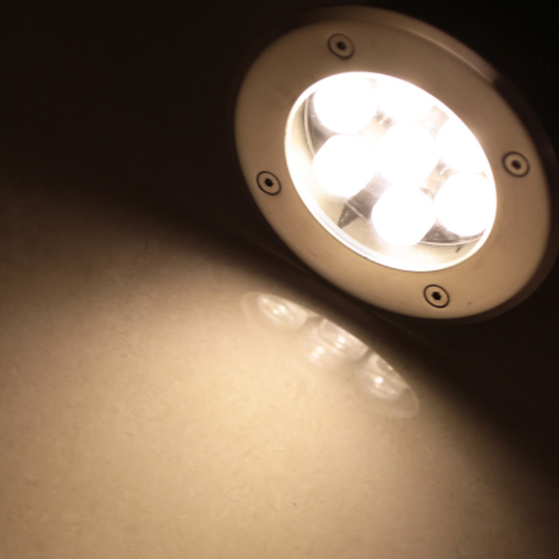 Waterproof Cast Aluminum DMX RGB Multi Color Recessed Inground Deck