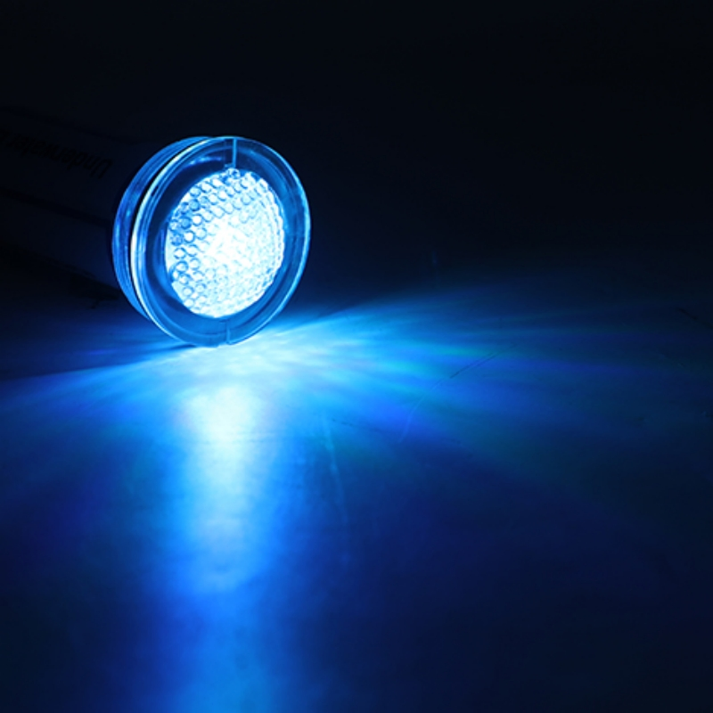 LED Nicheless Swimming Pool Light 1.5 Inch Underwater Lamp IP68 12W RGBW Remote Control Color Changing 50FT 100FT 150FT Alternative to Globrite