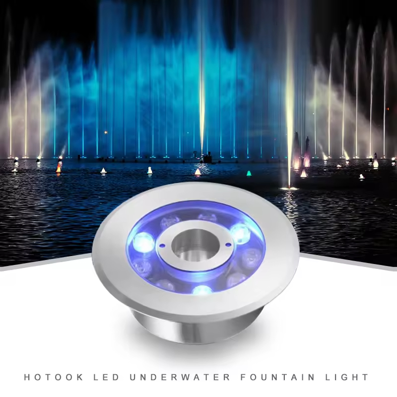 High Quality IP68 6W Smart Music Color Control RGB Color RGB RGBW LED Water Fountain with Lights Underwater Lighting