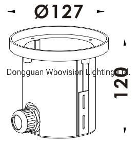 12V 24V DMX LED Fountain Ring Light RGB IP68 Waterproof 12W 36W 3 In1 LED Fountain Light