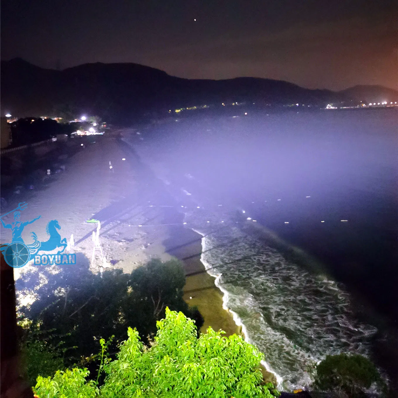 LED Floodlight 200W 300W 500W, Marine-Grade Stainless Steel, IP68 Waterproof, Fish Canada Workboat LED Marine Light Canada, Perfect for Industrial Applications