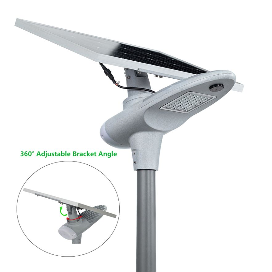 Wholesale Pricing Smart Control Adjustable Angle Solar Street Lights Features Remote-Controlled Lighting