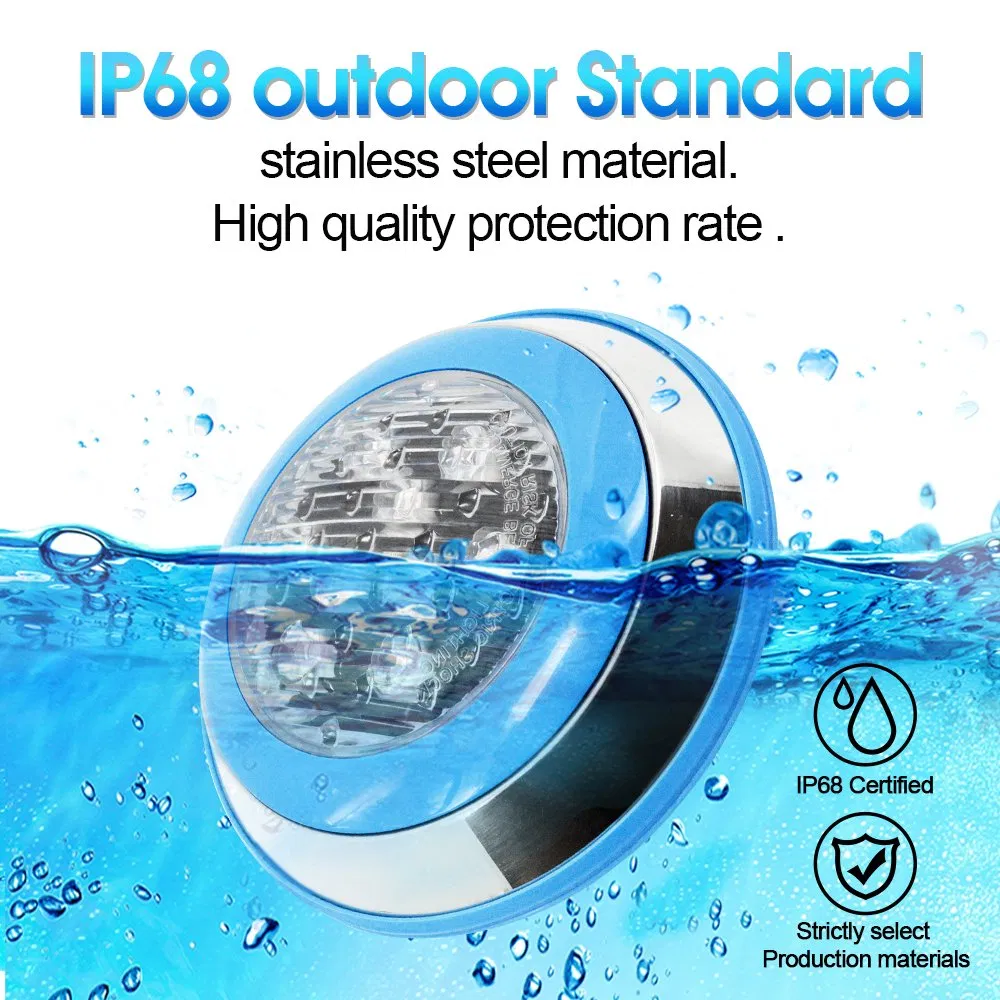 IP68 Stainless Steel Pool Lights Underwater Above Ground Fountain LED Swimming Pool Lights
