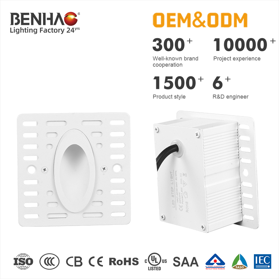 316 Stainless Steel LED Wall Light 5W Marine Grade IP68 Waterproof for Coastal Area Stairs