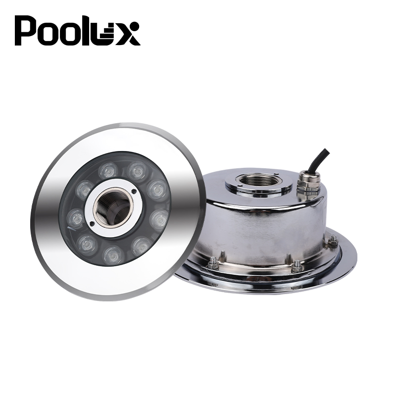 Fountain Light of Mirror Finish Frame LED Underwater Lights for Fountains