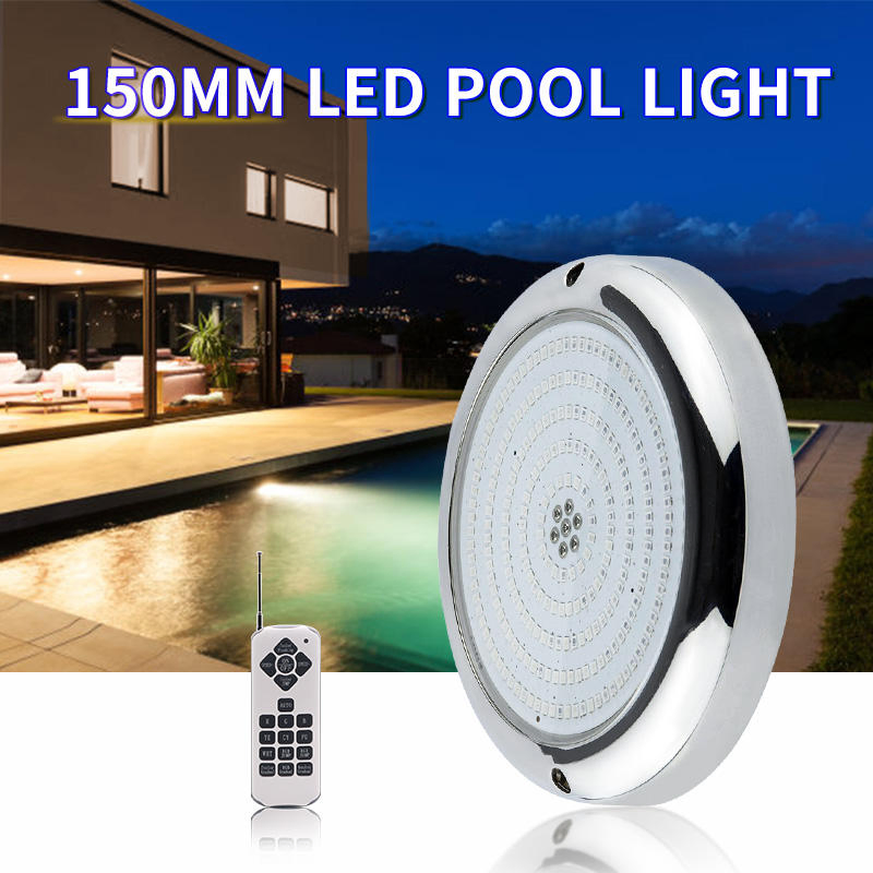 RGBW Color Changing 316ss Stainless Steel Resin Filled Underwater LED Swimming Pool Lights