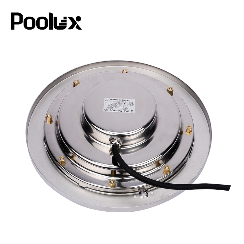 18W IP68 Waterproof RGB Outdoor Waterproof Recessed Floor Round LED Deck Garden Inground Buried LED Underwater Swimming Poollight