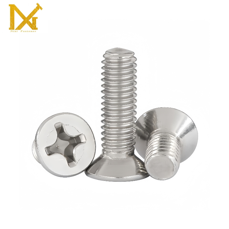 GB/T 819 Stainless Steel Countersunk Head Cross Recessed Machine Screws (SS 201/304/316)