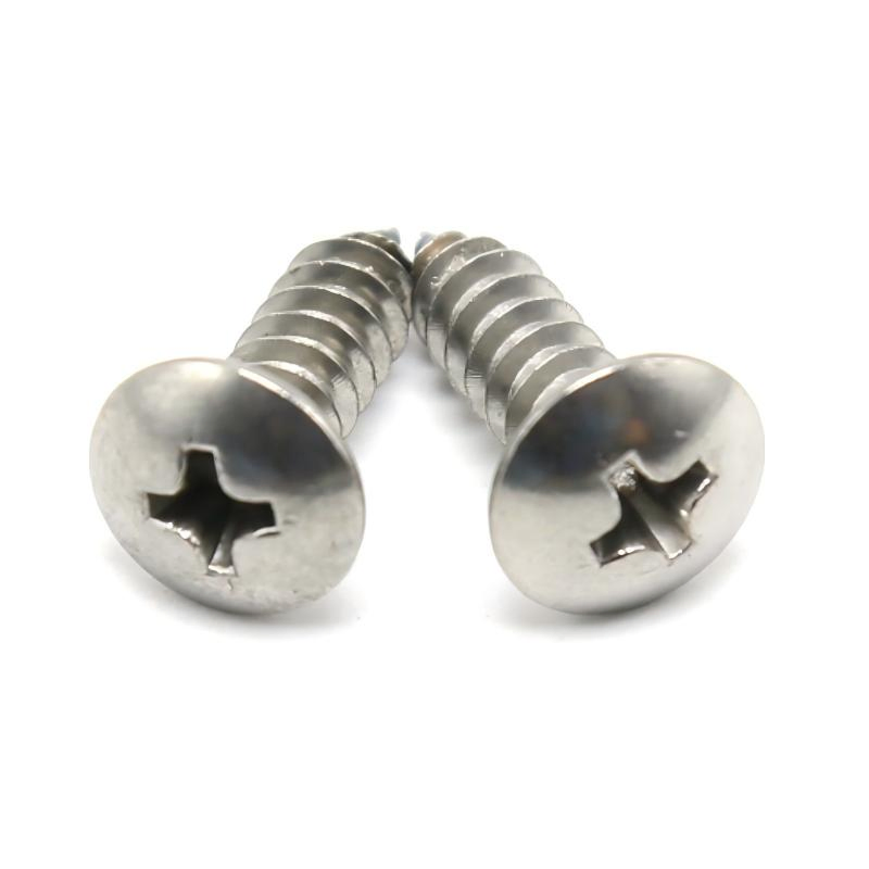China Manufacturer Stainless Steel Truss Head Cross Recessed Self Tapping Screw