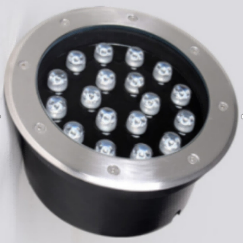 Die-Cast Aluminum IP68 Low Voltage Underwater Spotlight Ground Insert Tree Light for Landscape Project