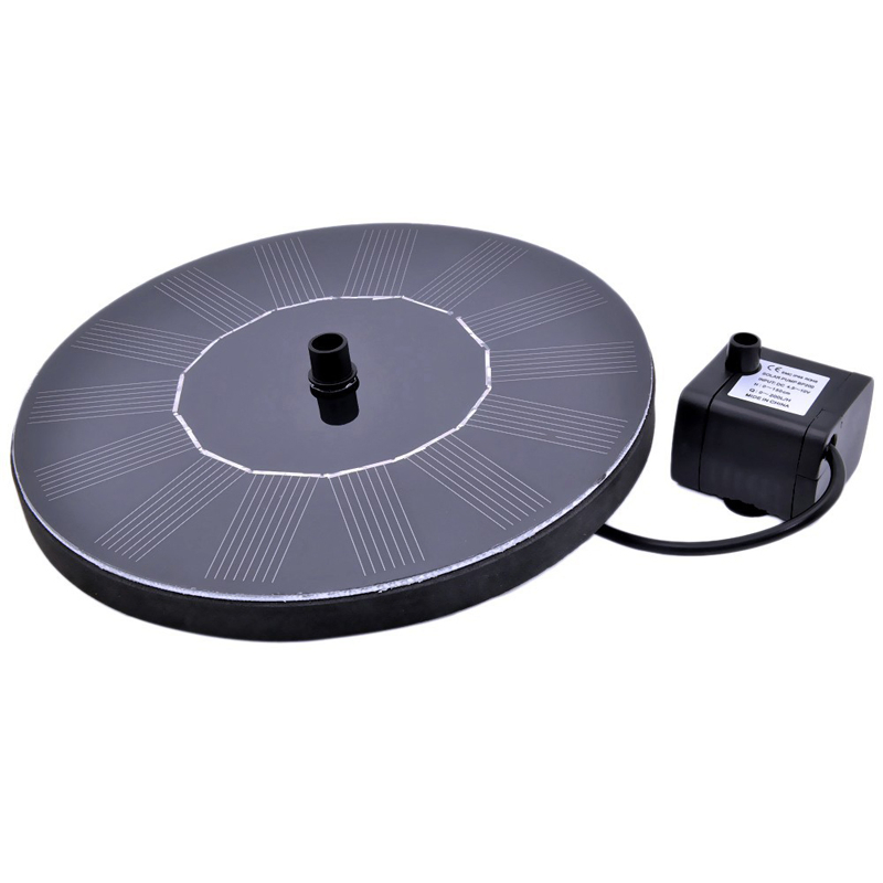 Solar-Powered Floating Pool Light with Fountain Water Pump