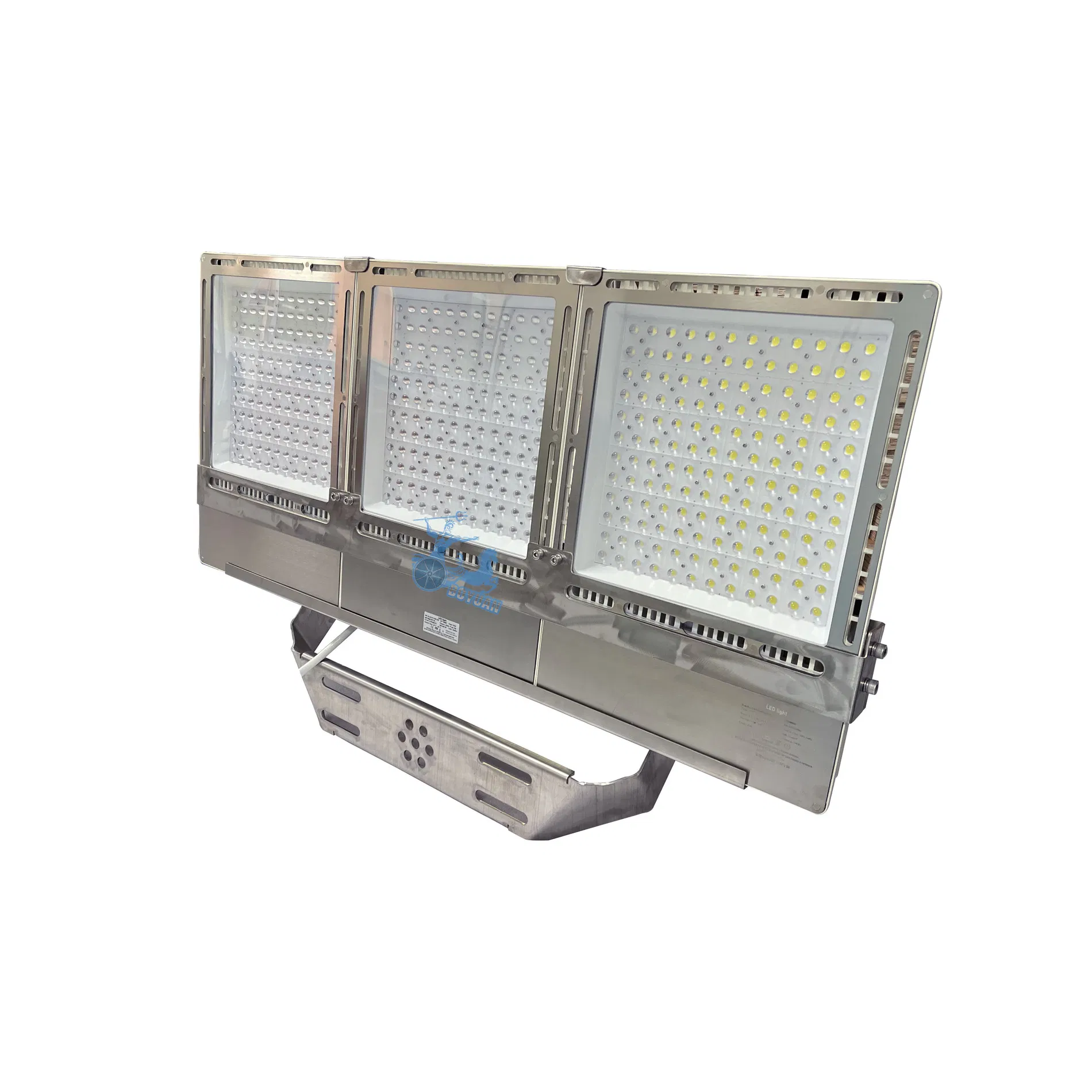 Heavy Duty Stainless Steel Marine Grade LED Floodlight 50W-1000W AC/DC IP68 Ik10 for Port Service Areas Coastal Infrastructure and Marine Maintenance