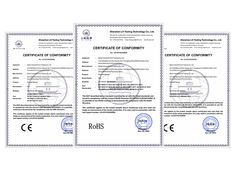 Product Certifications