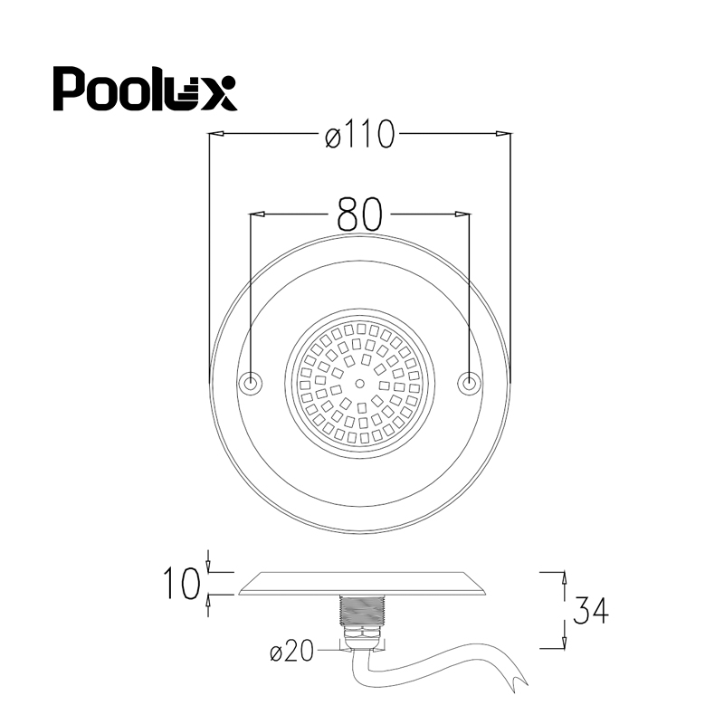 OEM IP68 Underwater LED Salt Water PAR56 RGB Swimming Pool Light Complet Lighting Waterproof 12V Inground with Remote Control