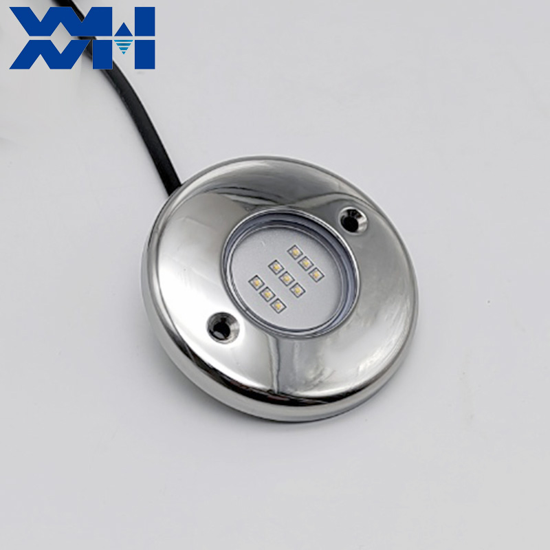 Wall Mounted Super Bright Recessed IP68 12V 24V RGB 316L Stainless Steel Inground Deck Floor Swimming Pool LED Light